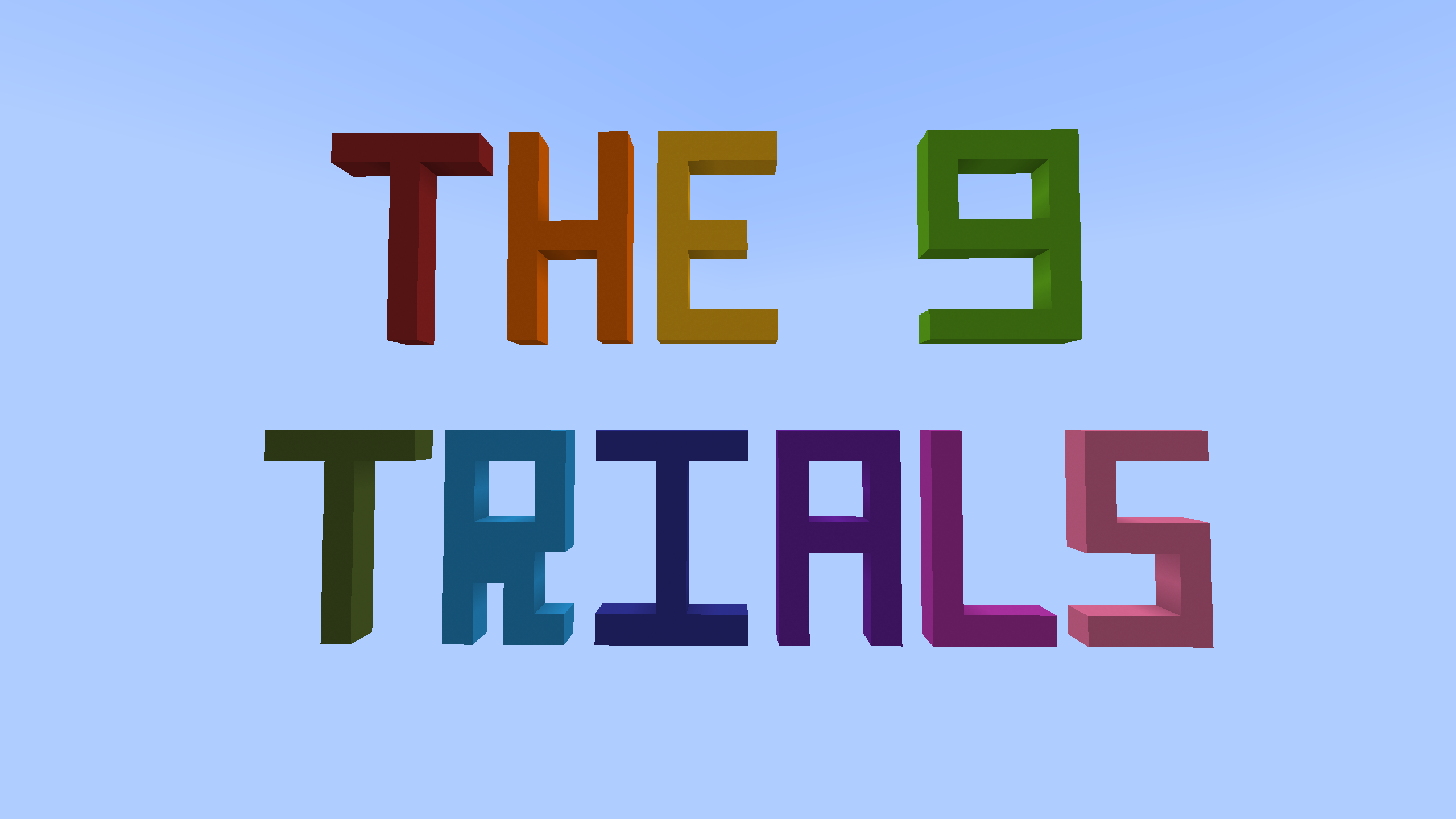 Descargar THE 9 TRIALS para Minecraft 1.16.5